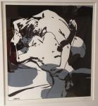 Sérigraphie : Varenne : Corps à Corps 7