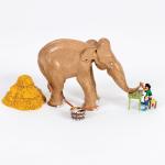 Pixi 99999 Franquin Gaston bras de fer éléphant