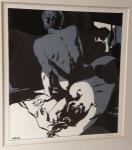 Sérigraphie : Varenne : Corps à Corps 5