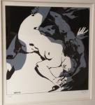 Sérigraphie : Varenne : Corps à Corps 4