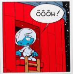 Emaille Coustoon Peyo Cosmoschtroumpf ôôôh!