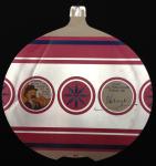 Carte voeux Tintin Boule Noël 1968 signée Hergé