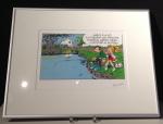 Franquin sérigraphie Gaston Melle Jeanne signée