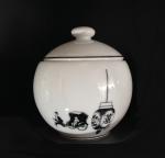 AXIS Tintin sucrier Lotus bleu porcelaine 1996