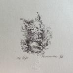 Hausman Le Renard sérigraphie Héroufosse