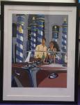 Francq Largo Winch Sérigraphie Riva Venise