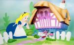 Illustration origniale couleurs Disney Alice