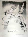 Lithographie Astérix Obélix signé UDERZO