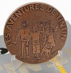 Monnaie Paris Médaille Tintin presse papier bronze