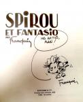Franquin Spirou dédicace originale signée