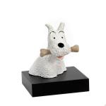 Leblon Tintin Hergé buste socle bois Milou os