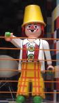 Playmobil géant 160 cm Clown chapeau seau jaune
