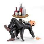 Moulinsart 45908 Tintin Nestor plateau