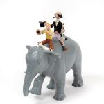  Moulinsart 46910 Tintin Milou Siclone éléphant